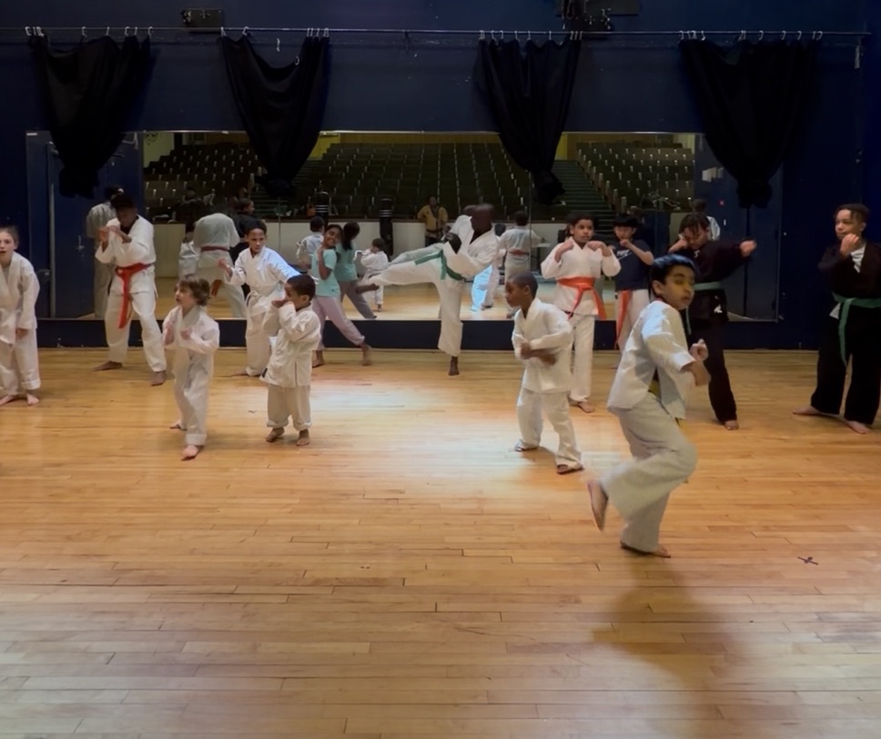 Boston Self Defense student  practicing martial arts