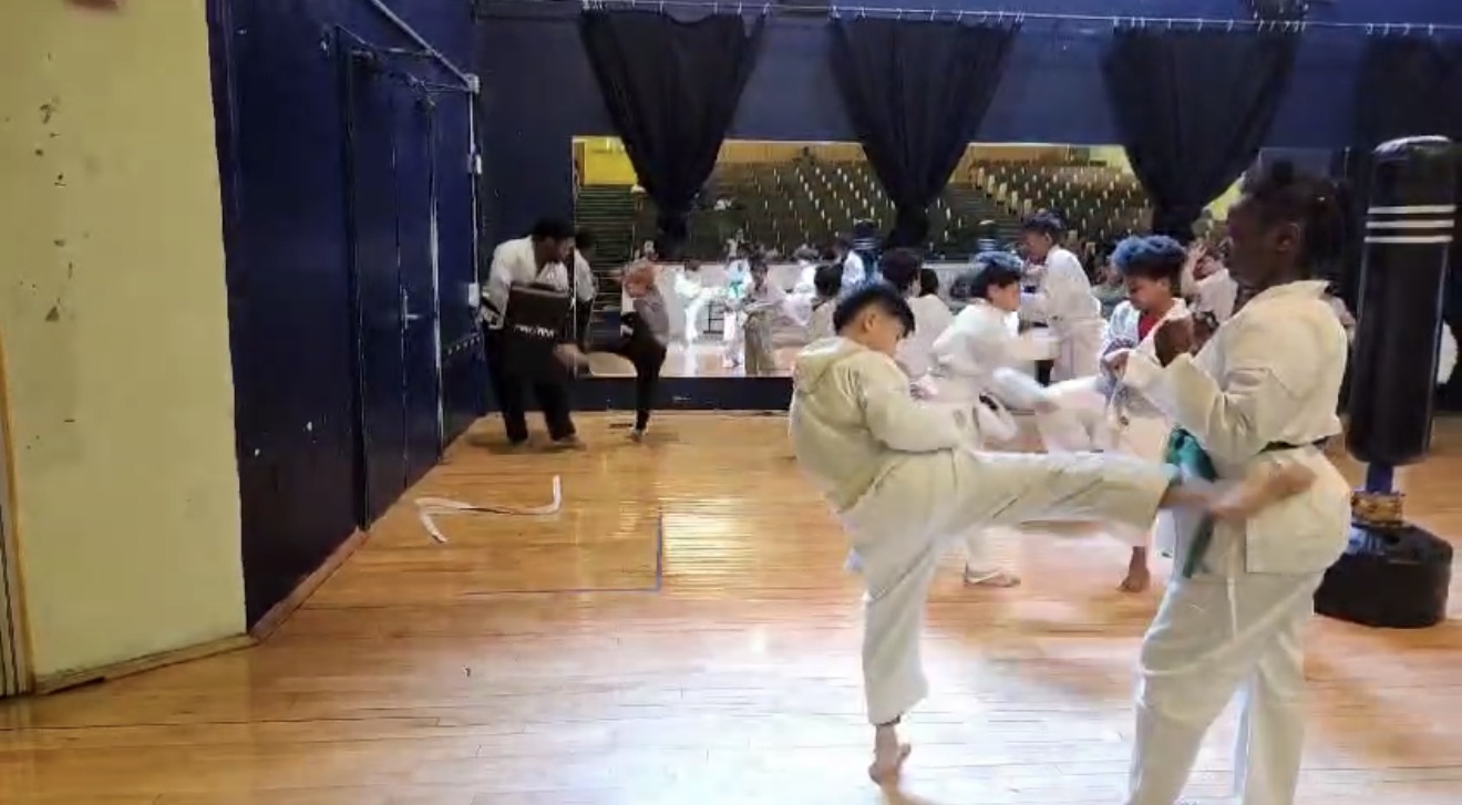 Boston Self Defense student  practicing martial arts