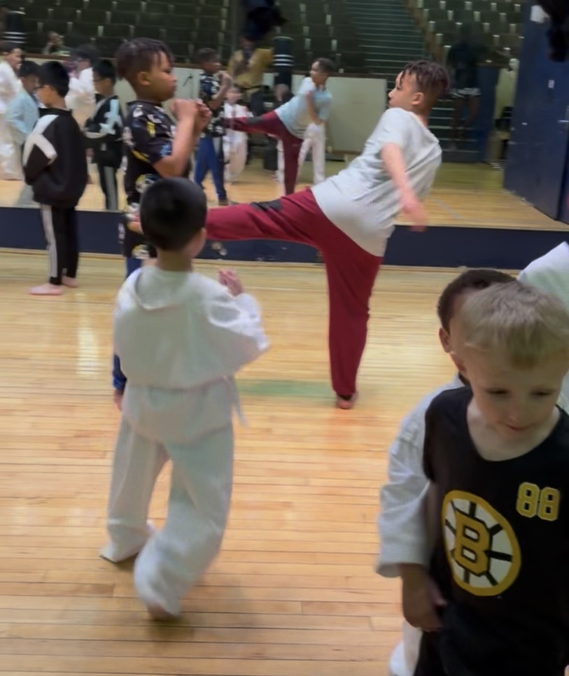 Boston Self Defense student  practicing martial arts