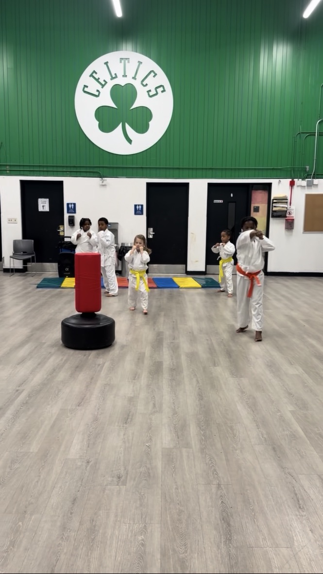 Boston Self Defense student  practicing martial arts