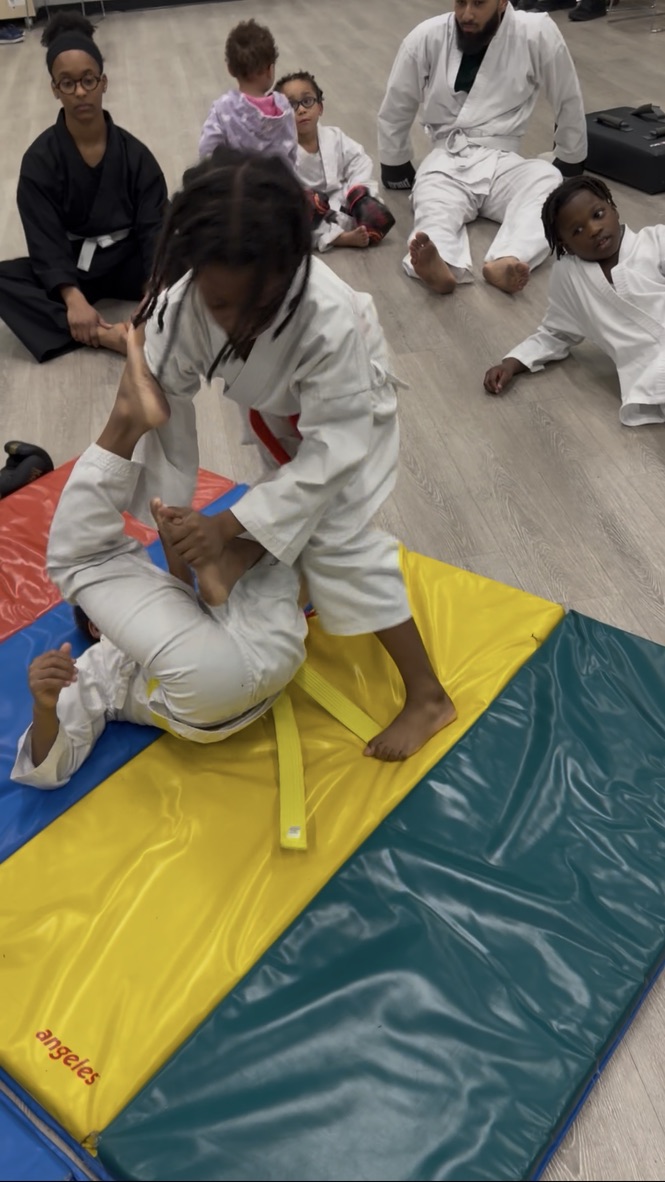 Boston Self Defense student  practicing martial arts